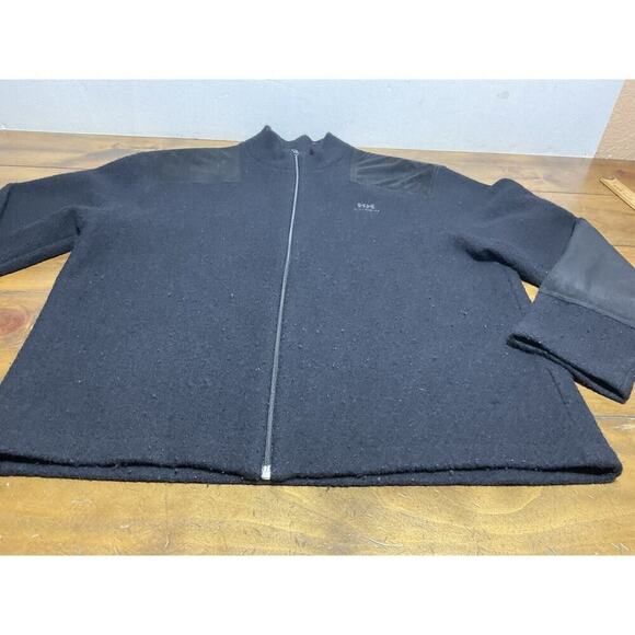 Helly Hansen Mens Size XL Black Full Zip Wool Jacket - Picture 6 of 15